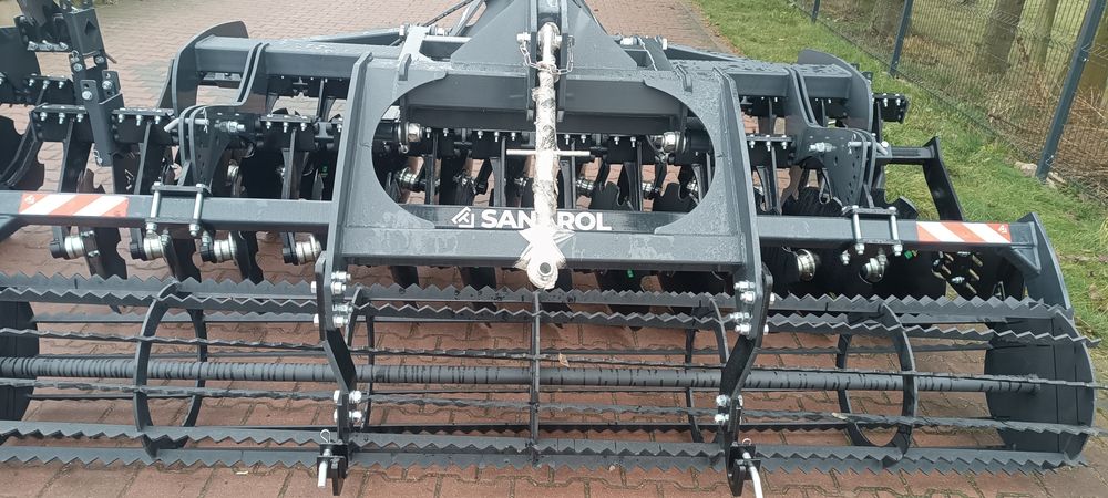 Agregat brona talerzowa Sanarol 2.5 2.7 3 m hydopak daszkowy zamiana