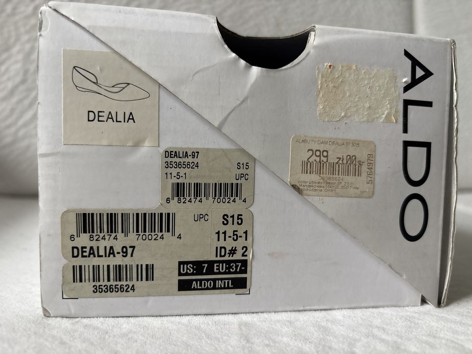 Baleriny czółenka Aldo Skóra model DEALIA