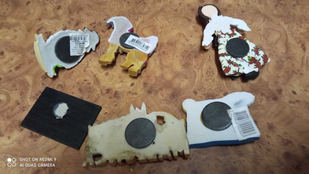 Magnesy różne cena za wszystko sprzedam