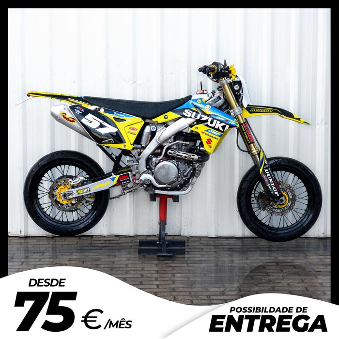 MATRICULADA SUZUKI RMZ 450 X START ELÉTRICO até 75€/MÊS