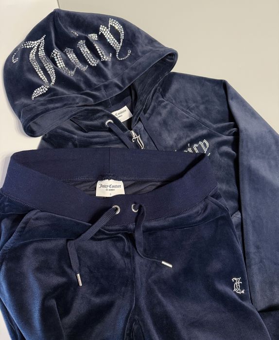 Велюровий костюм Juicy Couture новий оригінал темно синій S