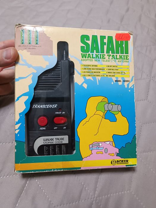 Рації дитячі Safari (рації 90-х років) Стан ідеальний.