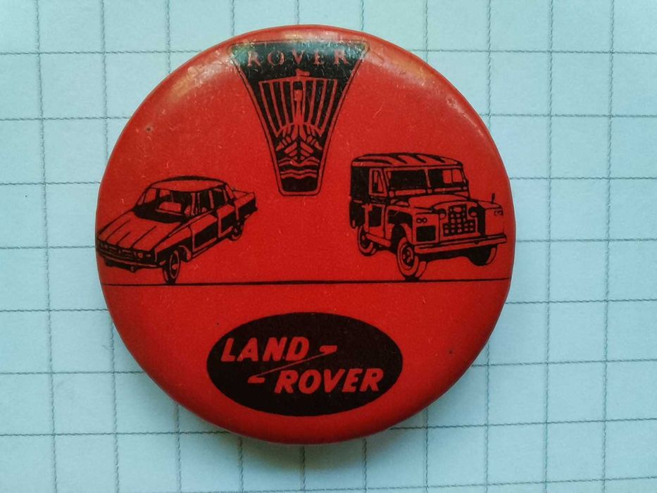 Stara oryginalna przypinka , odznaka Land Rover