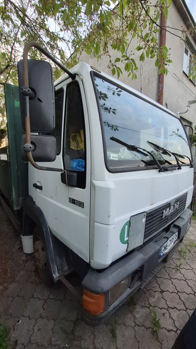 Man L2000 8-163 pod koparkę, długa paka