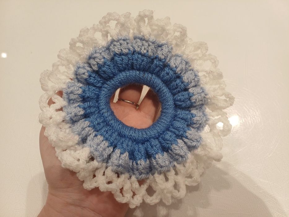 Scrunchie szydelkowe