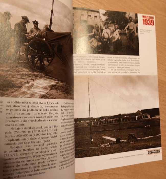 Wielki Leksykon Uzbrojenia Wrzesień 1939 tom 40 radiostacje polowe