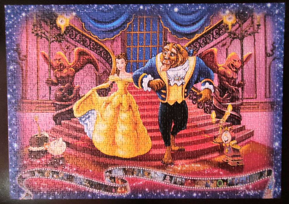 Puzzle 1000 Ravensburger Piękna i Bestiaa