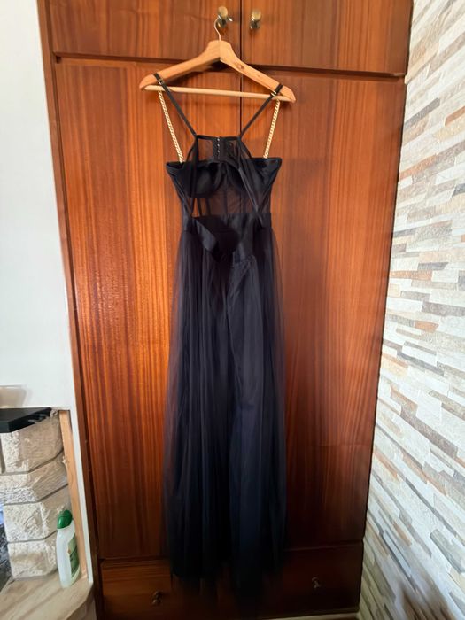 Vestido de festa Preto Shein