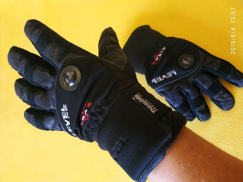 Мотоперчатки комбінировані