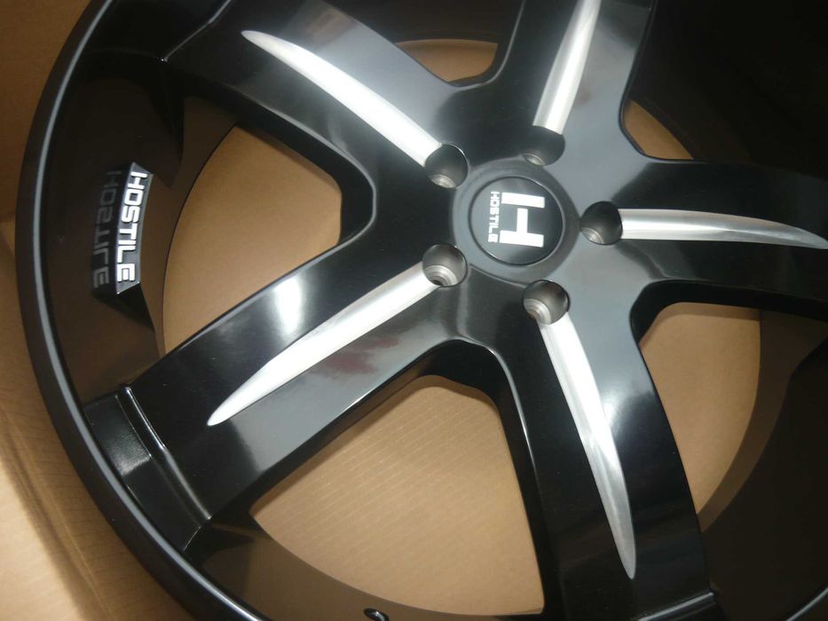 4 felgi 22" kola 22x9,5 5x114,3 5x120 HOSTILE USA