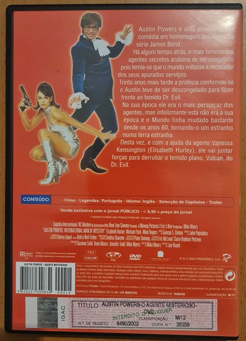 Original DVD Movie Austin Powers – The Spy Who Shagged Me64741306967043121