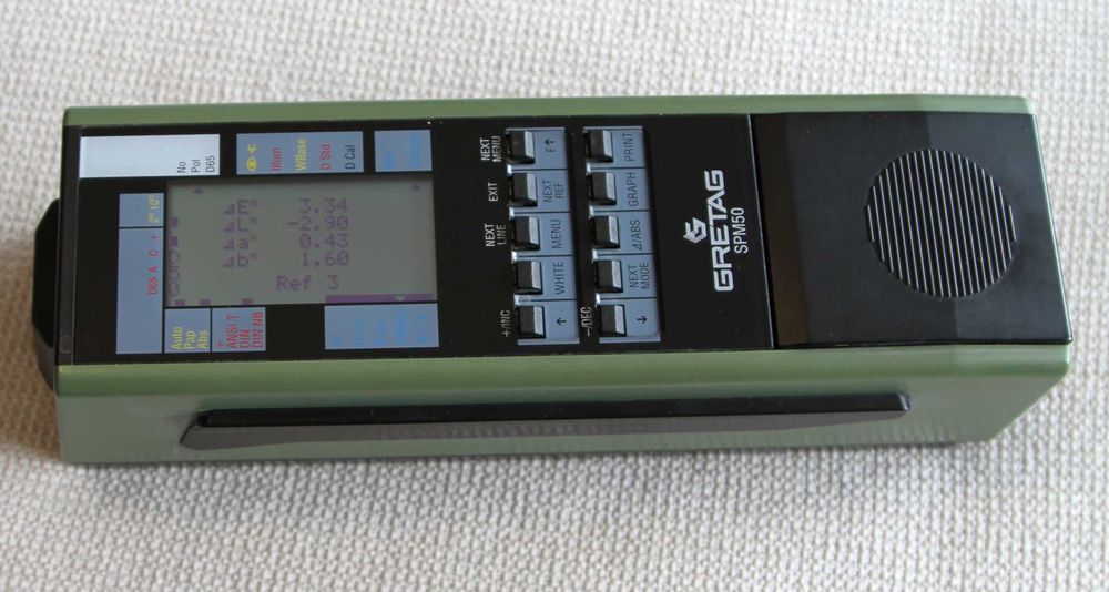 GRETAG SPM50 | ΔE, Lab, CMYK, Pantone | Спектрофотометр | Денситометр