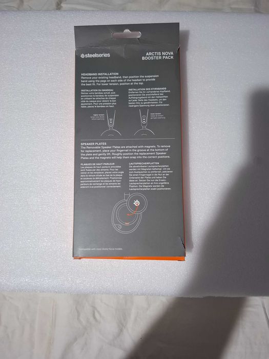 steelseries arctis nova pro ear plates e headbands.