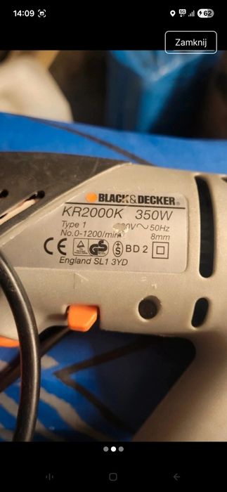 Wiertarko wkrętarka black &decker HEX na bity