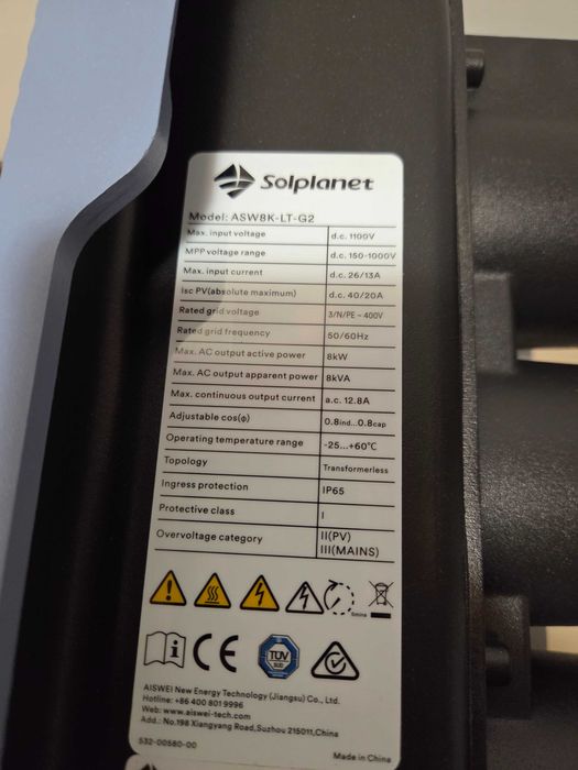 Inwerter sieciowy Solplanet ASW8K-LT-G2