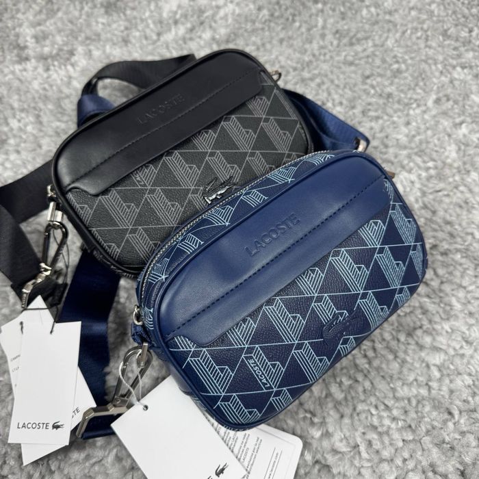 Сумка месенджер Lacoste monogram лакоста монограм