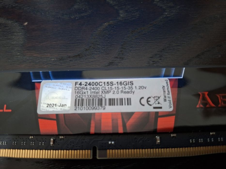 DDR4 16gB AEGIS gskill