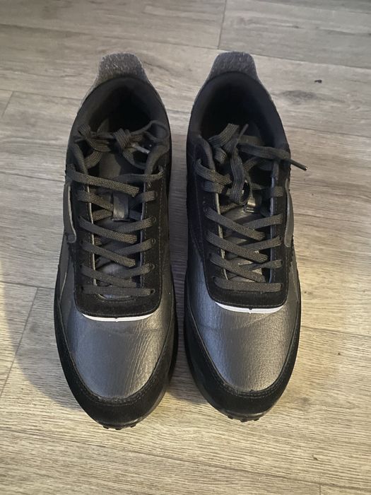 Кросівки чоловічі кожа +вставки замшу