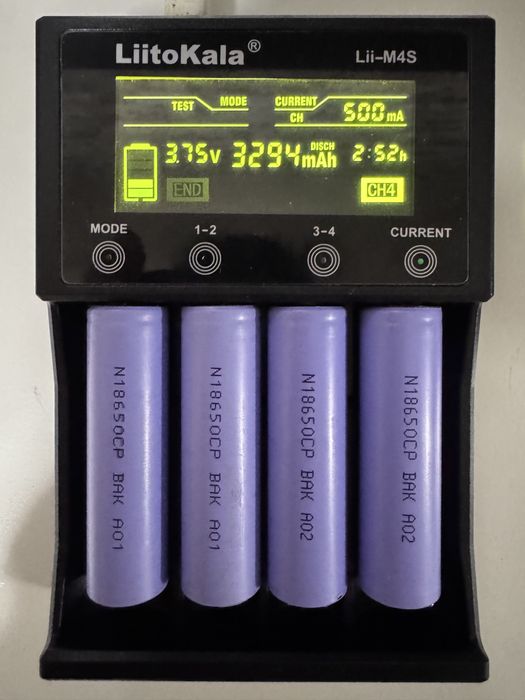 Аккумулятори Li-Ion N18650CP BAK02 3300 mah струм 10А