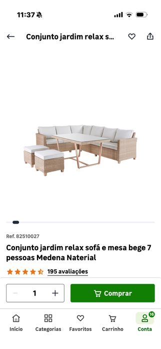 Mesa de jardim.