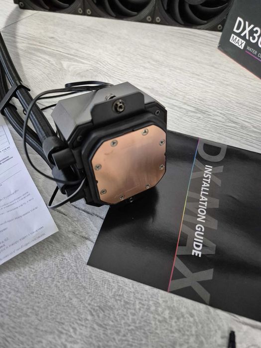 свіже на гарантії 350W Водяне охолодження 360mm ID-Cooling DX360 MAX