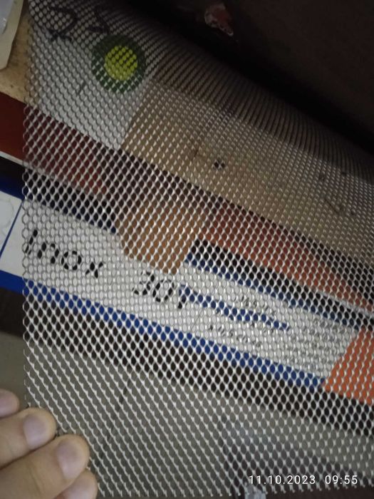 Сітка з нерж, сито, лист перфорований, 645 грн/м.кв.