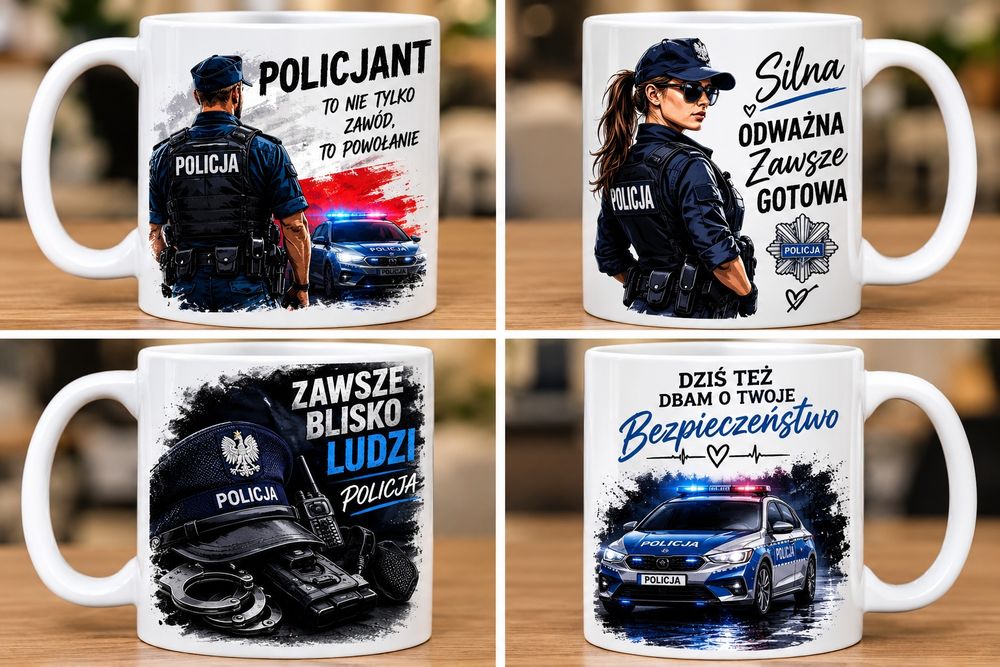 Kubek dla Policjanta lub Policjantki
