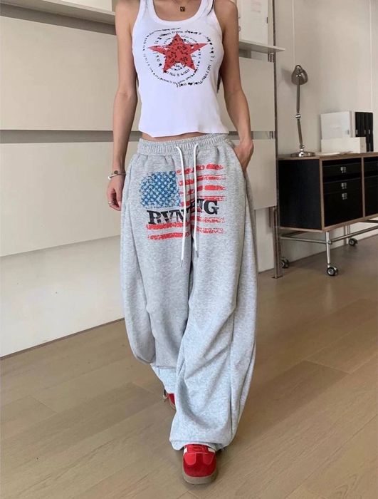 Жіночий костюм оверсайз з накатом майка та штани шаровари двонитка