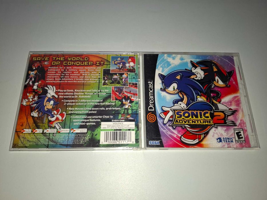 Sonic Adventure 2 [NTSC-U] Sega Dreamcast DC