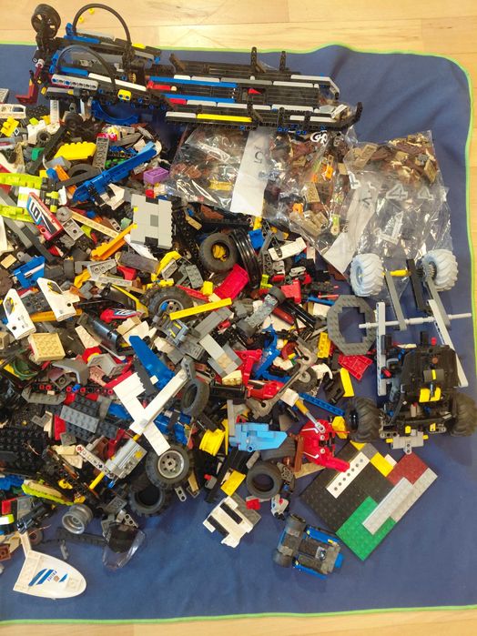 Klocki lego różne części elementy 9,6 kg