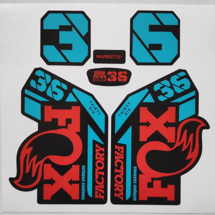 FOX 36 Factory naklejki premium custom