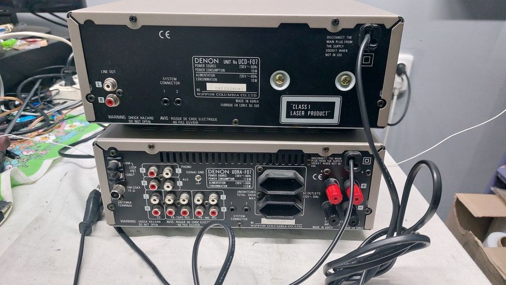 Denon udra f07 стереоресивер +cd