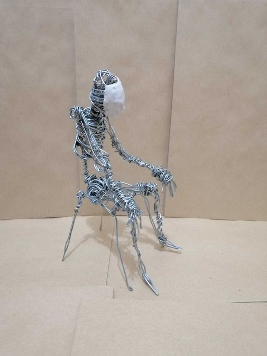 Статуэтка, скульптура, проволочная скульптура, scrapbot: 1 000 грн ...