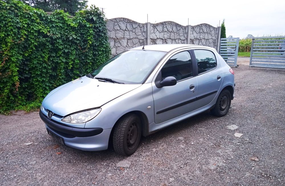 Na części Peugeot 206 1.1 5D lakier EYLC silnik HFX skrzynia maska klapa drzwi zderzak lampa błotnik