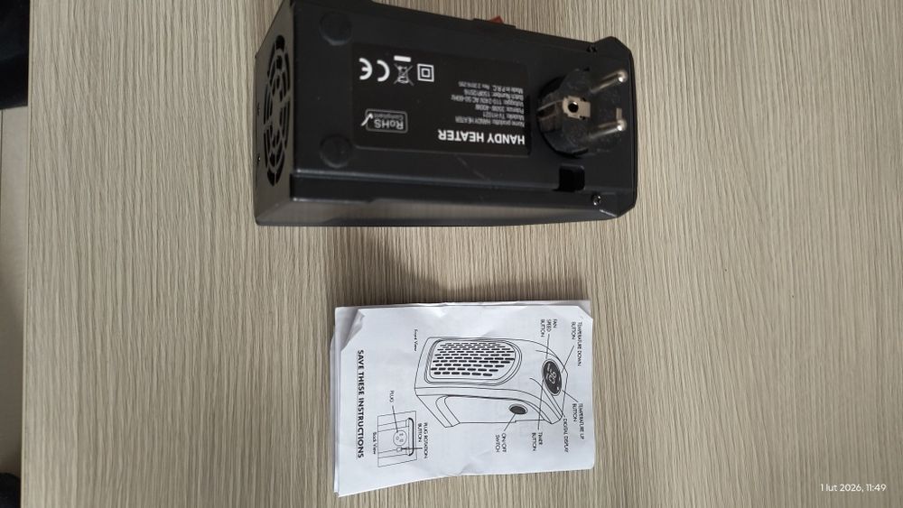 Mini grzejnik elektryczny