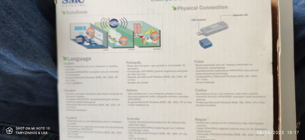 Amplificação de sinal -internet + canais TV