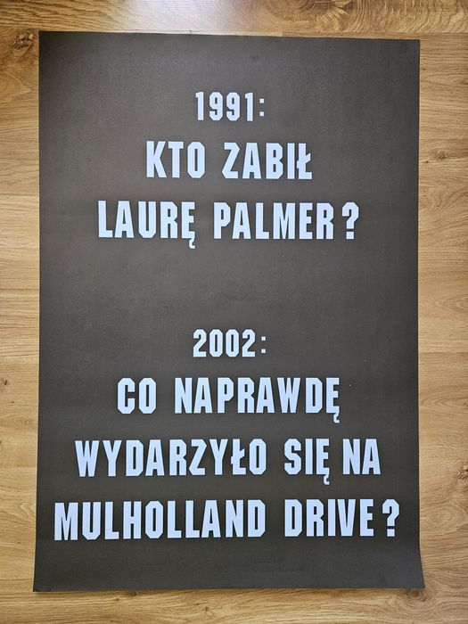 Kinowy plakat Mulholland Drive/ Twin Peaks