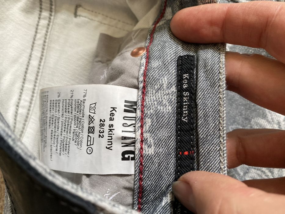 Джинси Mustang 28/32р сірі.