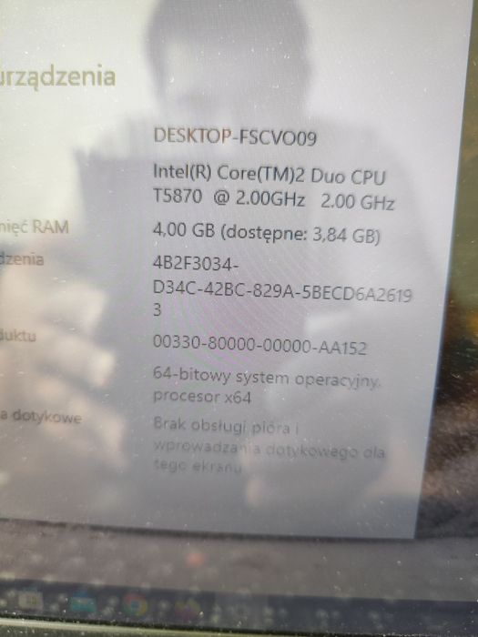 Laptop Lenovo sprawny