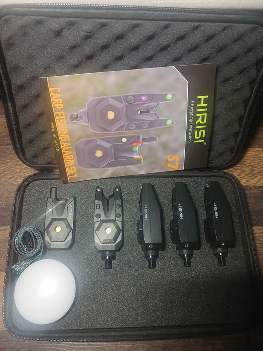 Сигналізатори клювання Hirisi s7-4d з пейджером і лампою