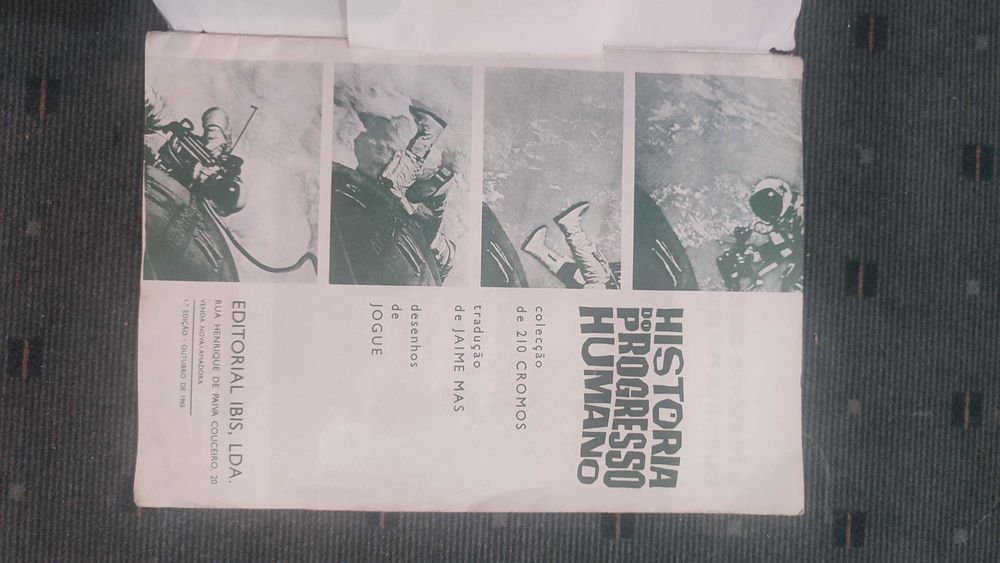 Caderneta de Cromos História do Progresso Humano - Completa