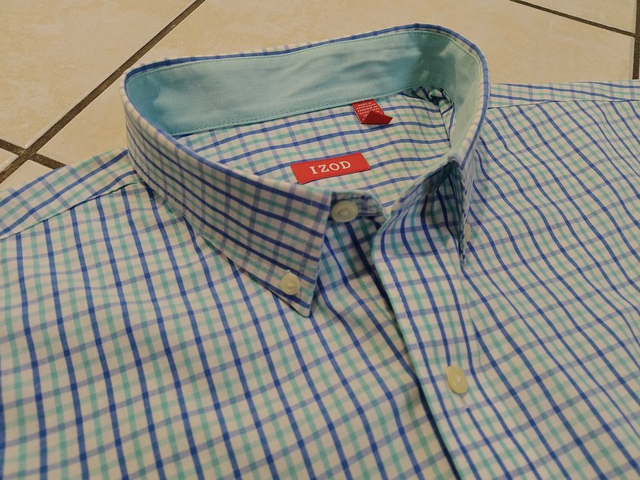 IZOD USA - NOWA! z LOGO Markowa Koszula Męska rozmiar XXL