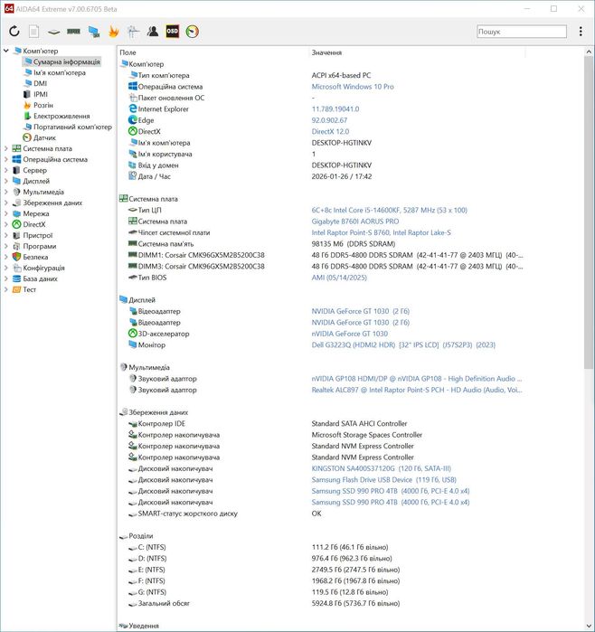 mini-ITX s1700 сет Intel Core i5-14600KF + AORUS PRO Wi-Fi. Trade-IN