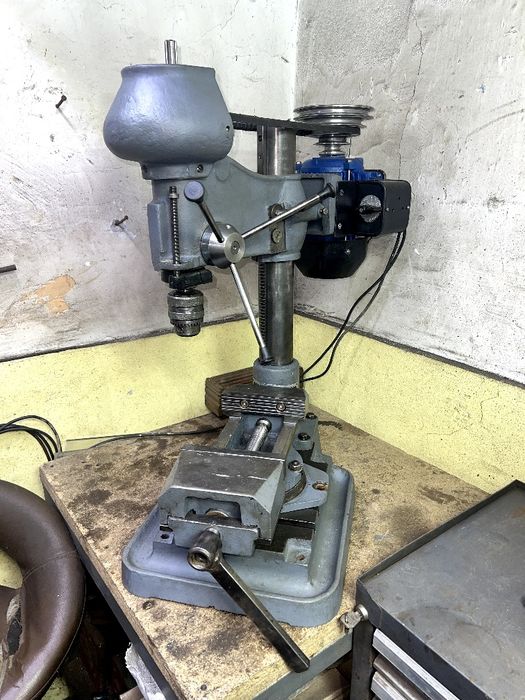 Старинный колекционный сверлильный станок сверлилка свердлильний нс-12