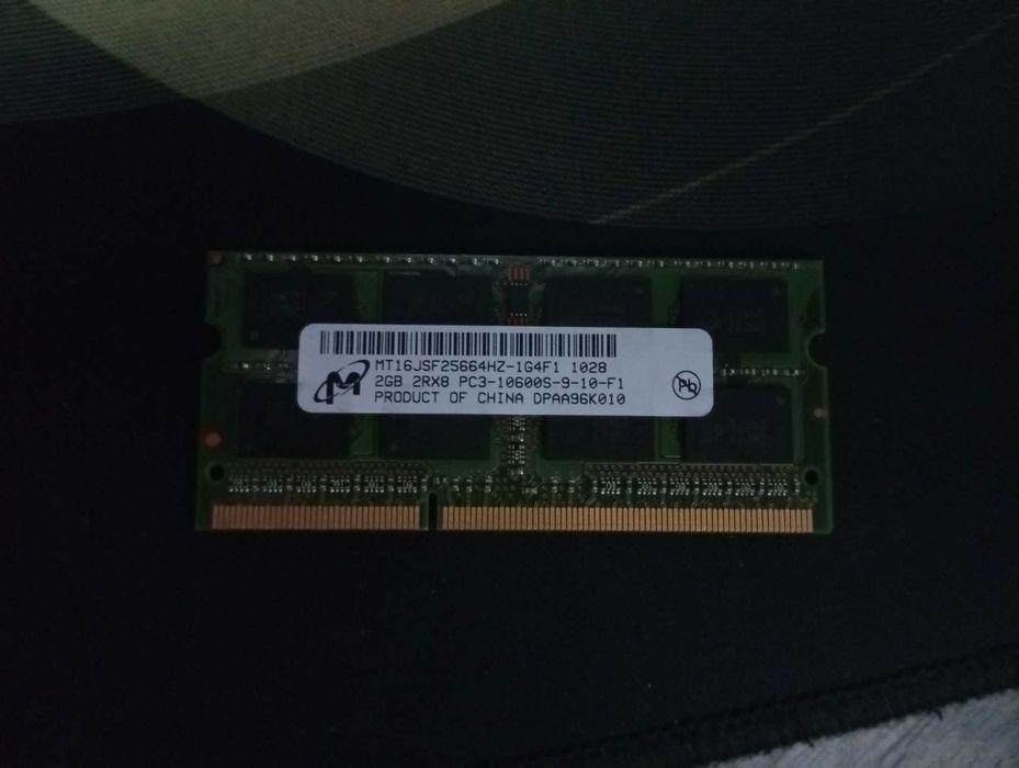 Нова Оперативна пам'ять soddm ddr3-1333ghz 2gb x 2