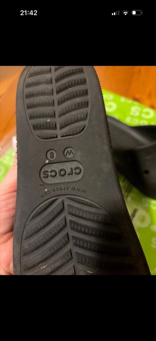 Crocs 38 w8 koturn platforma