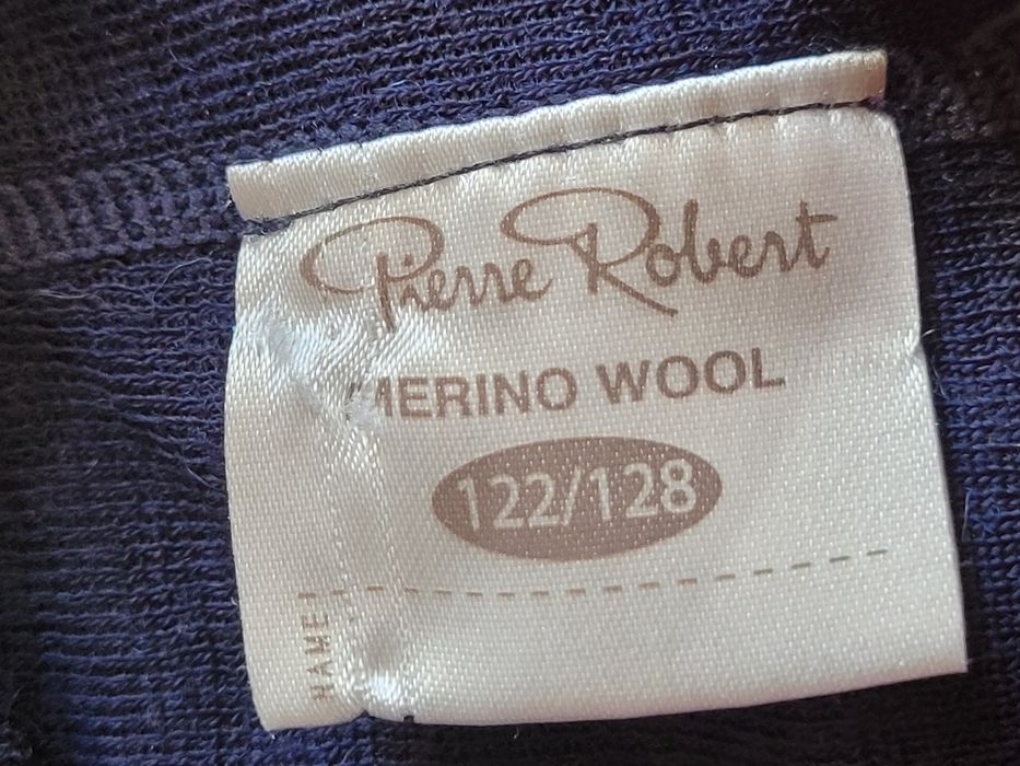 Spodnie 122 128 Pierre Robert wełna merino termiczna termoaktywna