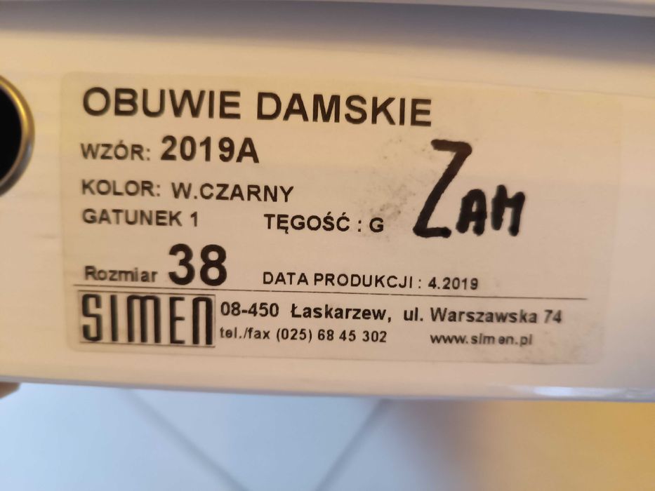 Damskie kozaki - rozm. 38