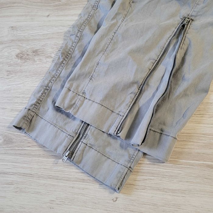 Нові Abercrombie & Fitch розмір S чоловічі штани карго баггі широкі з боковими кишенями сірі Baggy fit Cargo