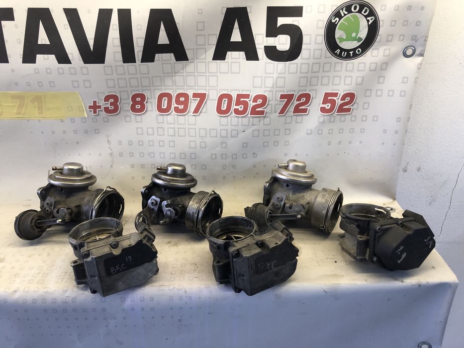 Дросельна заслона на 1.9 BXE BJB BKC BLS 77 kw Skodaa5,golf5, caddy3 .